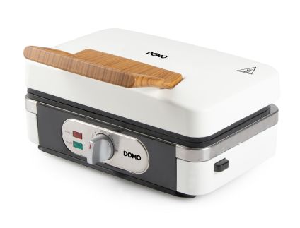 Sendvičovač - Gril - Vaflovač - 3v1 - bílý - DOMO DO9277C, příkon 1 100 W, termostat, bílá barva