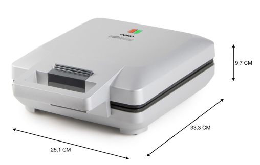 Vaflovač na 4 vafle - DOMO DO9251W, Příkon: 1600 W