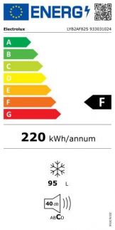 Mraznička Electrolux LYB2AF82S šuplíková, vestavná