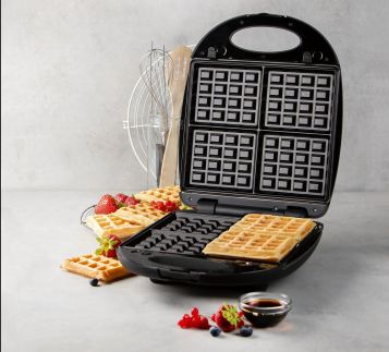 Sendvičovač 2v1 na 4 sendviče / vafle - DOMO DO9295C, Příkon: 1200 W