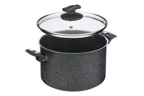 Hrnec BLACK GRANITEC s poklicí, průměr 26 cm, objem 8.0 l