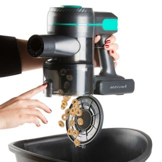 Tyčový aku vysavač 2v1 - zelenočerný 22,2 V - PRIMO PR509SV, Li-on 22,2 V