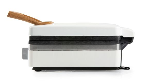 Vaflovač 4x7 s termostatem - bílý - DOMO DO9274W, 1 400 W, manuální termostat, keramický nepřilnavý povrch