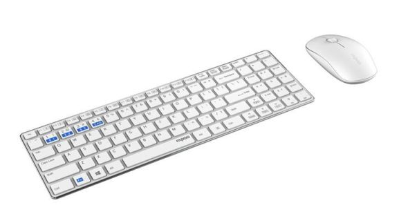 Rapoo 9300M set klávesnice a myši bílý