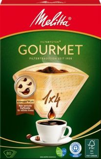 Melitta Kávové filtry Gourmet 1x4/80ks