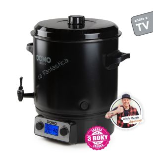 Zavařovací hrnec nerezový s LCD - DOMO DO42327PC, Objem: 27 l, Příkon: 2000 W