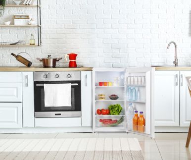 Lednice bez mrazáku - bílá - PRIMO PR180FR, Objem: 94 l *, Třída: D, (š x h x v): 47 x 44,5 x 87 cm