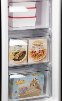 Šuplíkový mrazák - černý - PRIMO PR172DV, Objem: 161l *, Třída: C, vysoký 143 cm