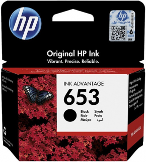 HP 653 Black, 3YM75AE