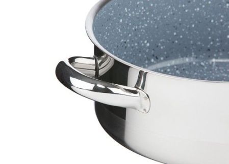 Kastrol CERAMMAX PRO STANDARD s poklicí, průměr 22 cm, objem 3.0 l, keramický povrch šedý granit