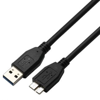 Kabel GoGEN USB A/micro USB B 3.0, 1,5m - černý