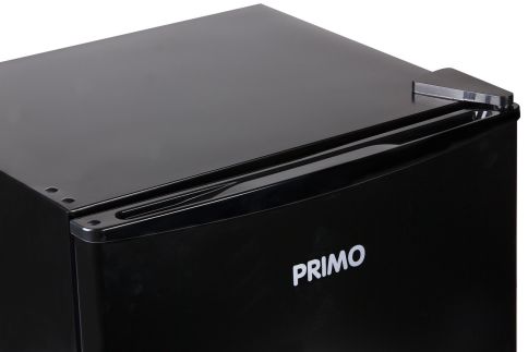 Mini lednice s mrazící přihrádkou - černá - E - PRIMO PR126FR, Objem: 43 l, Třída: E, (š x h x v): 47,2 x 45 x 49,5 cm