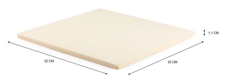 Náhradní kámen pro pizza pec DO9289PZ, Kordierit, 100% přírodní materiál