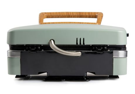 Sendvičovač - Gril - Vaflovač - 3v1 - zelený - DOMO DO9276C, příkon 1 100 W, termostat, zelená barva