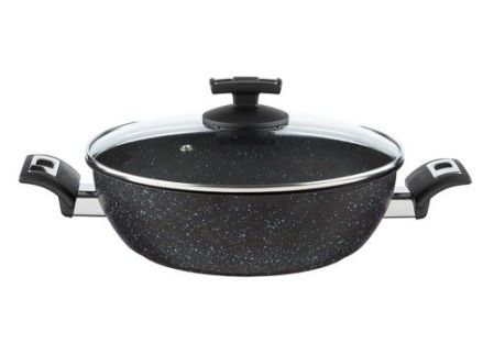 Pánev BLACK GRANITEC, s poklicí, průměr 26 cm, objem 3.4 l