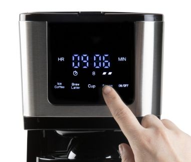 Překapávač na kávu 2v1 s termohrnkem - DOMO DO733K, Objem konvice: 1,25 l, Objem hrnku: 400 ml