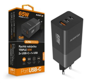 ALI Síť Nab.65W, 2xUSB-C + USB CHPD0027