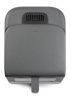 Vertikální dvojitá horkovzdušná fritéza 3,5+6,5 l - DOMO DO550FR, 2 500 W, 2 samostatné zóny, celková kapacita 10 litrů, s průzory