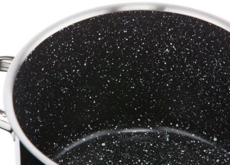 Hrnec CERAMMAX PRO STANDARD s poklicí, průměr 18 cm, objem 3.0 l, keramický povrch černý granit