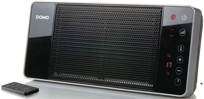 Závěsné keramické topení s ventilátorem -  DOMO DO7341H, IP21