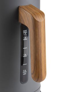 Rychlovarná konvice - nerez, šedá - WOOD YOU - DOMO DO9268WK, Objem: 1,7 l, Příkon: 2 200 W