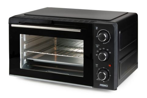 Elektrická horkovzdušná mini trouba 28 litrů - PRIMO PR254OV, Objem: 28 l, Příkon: 1500 W, (š x h x v) 52,4 x 42,7 x 30 cm