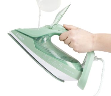 Napařovací žehlička SensiGlide - keramická - DOMO DO7059S, Příkon: 2 400 W, Parní ráz: 120 g/min