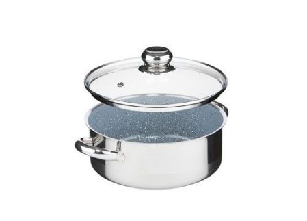 Kastrol CERAMMAX PRO STANDARD s poklicí, průměr 22 cm, objem 3.0 l, keramický povrch šedý granit