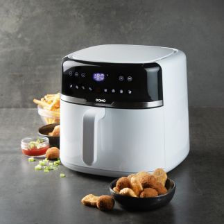 Horkovzdušná fritéza 8 l - digitální - DOMO DO1148FR, 8 litrů, bílá, digitální 