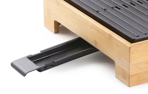 Stolní elektrický gril Plancha - Bamboo Style - DOMO DO9271G, 1 800 W, termostat, plocha 42 x 28 cm