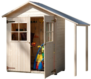 WEKA Dřevěný zahradní domek 357 (270 x 105 x 216 cm)