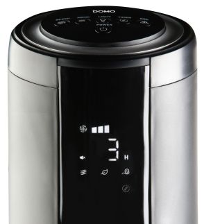 Sloupový ventilátor s ovládáním a podsvícením - DOMO DO8153, 106 cm, 50 W, abientní světlo