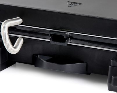 Kontaktní gril a vaflovač 2v1 - DOMO DO9287G, Keramický povrch PFAS free, Příkon: 1 800 W, Možnost otevření o 180°