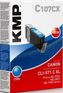 KMP C107CX (CLI-571C XL)